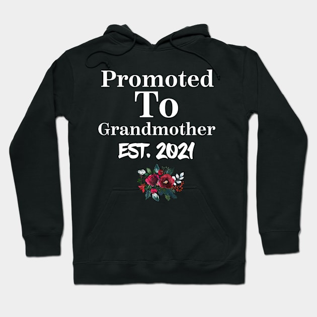 Promoted To grandmother Est 2021 Shirt New  grandmother Christmas Hoodie by Design stars 5